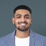 cheerful indian businessman smiling closeup portrait for jobs an